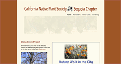 Desktop Screenshot of cnps-sequoia.org
